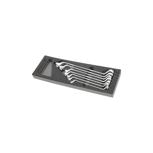 [K2452218] Modul spumă pentru set de chei inelare cu două capete 7 buc. (6-19mm) (set inclus) TT801501